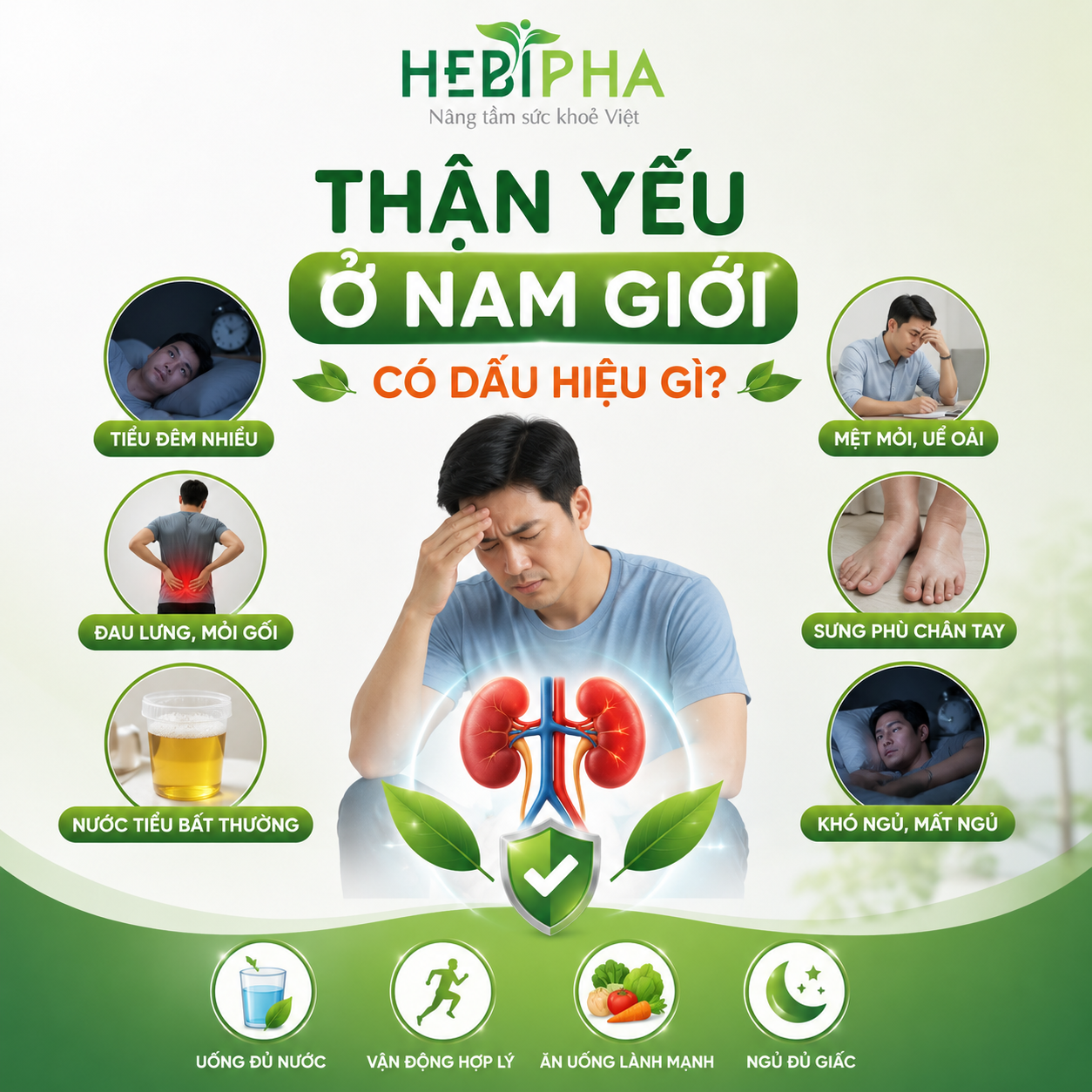 Thận Yếu Ở Nam Giới Có Dấu Hiệu Gì?
